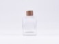 Preview: Klarglasflasche Miro 50ml - Tropfmontur Walnut